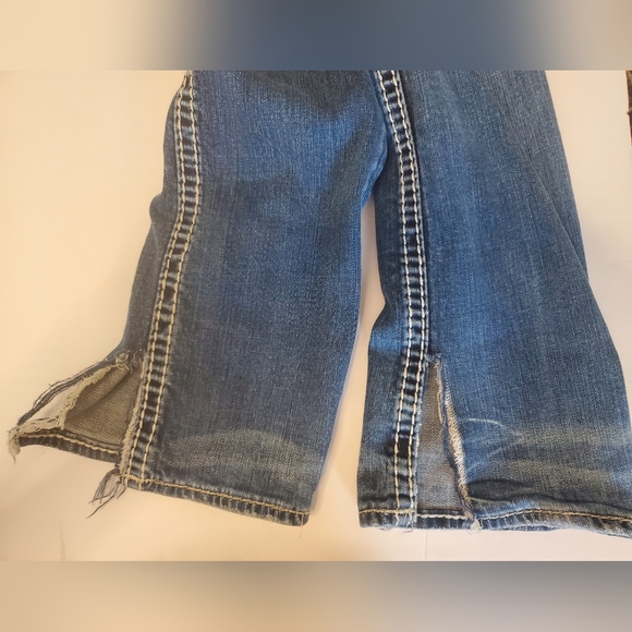 Rock Revival Women's Distressed Blue Skinny Jeans Size 29 - Picture 11 of 13